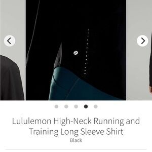 Lululemon High-Neck running and training Long Sleeve Shirt